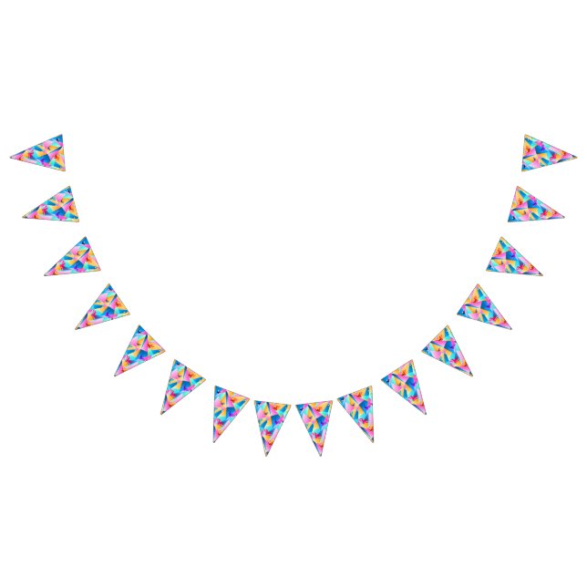 Bandeirinha Origami Kaleidoscope Bunting (Todos)