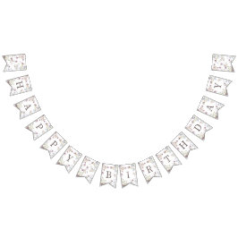 Bandeirinha Our Little Wildflower Birthday Banner