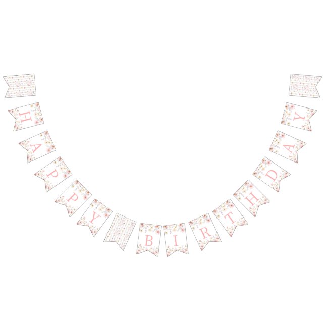 Bandeirinha Our Little Wildflower Birthday Banner (Todos)