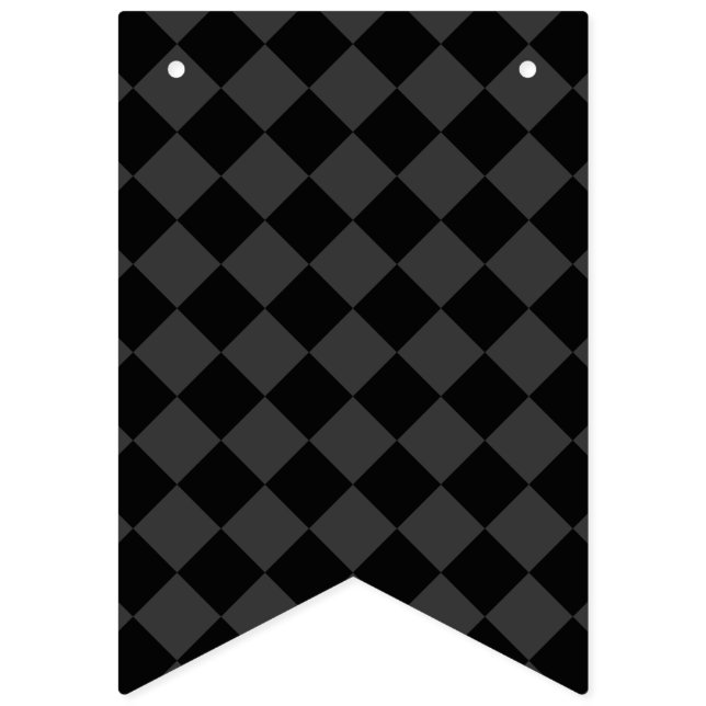 Bandeirinha Ouros Pretos e Enfumaçados - Elegante e Eterno (Primeira Bandeira)