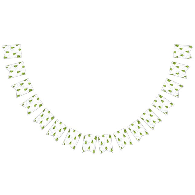 Bandeirinha Padrão da árvore de Natal (Todos)