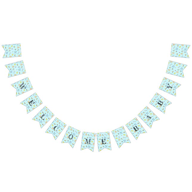 Bandeirinha Padrão de chá de fraldas cúmulo (Todos)