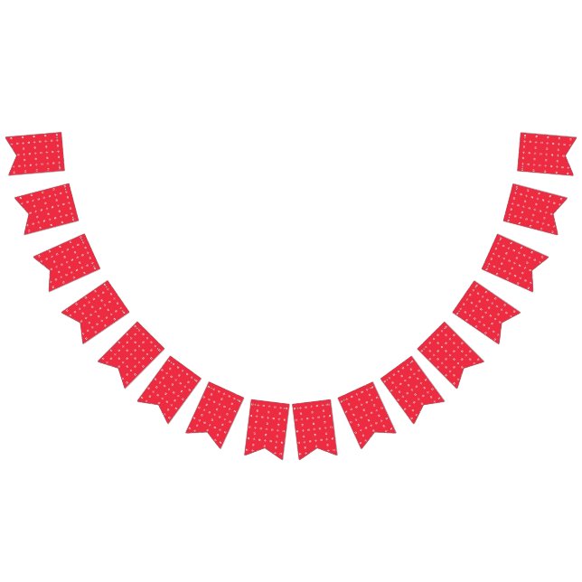 Bandeirinha Padrão de Natal - Feriado 09 - (Todos)