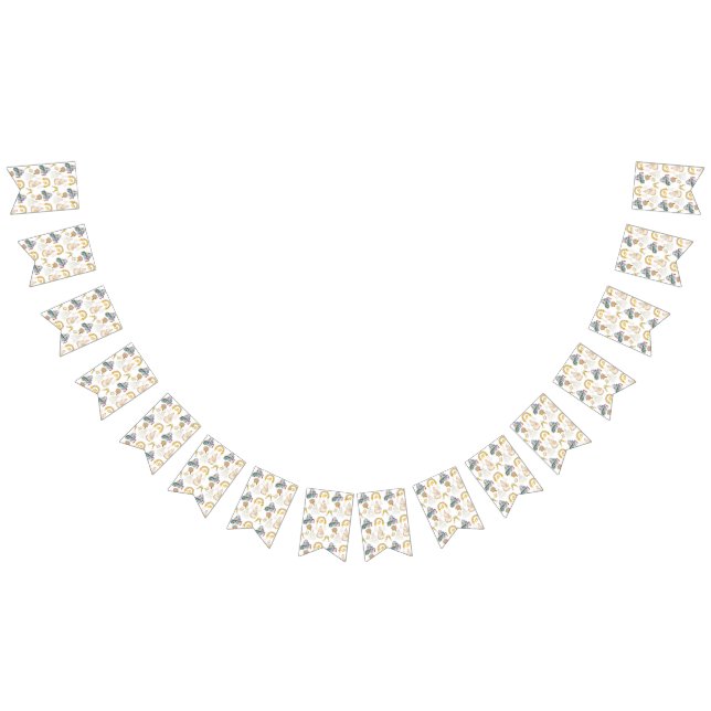 Bandeirinha padrão do casamento - (Todos)