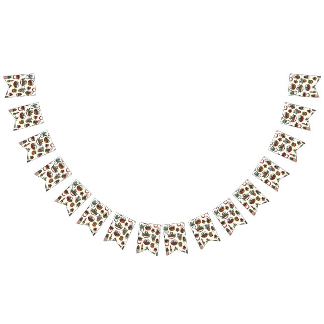 Bandeirinha Padrão vegetal (Todos)