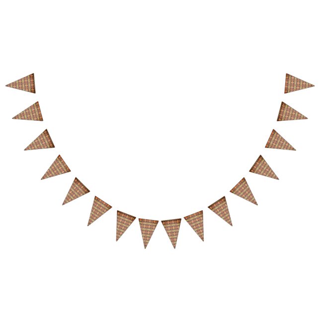 Bandeirinha Padrão vermelho e amarelo (Todos)