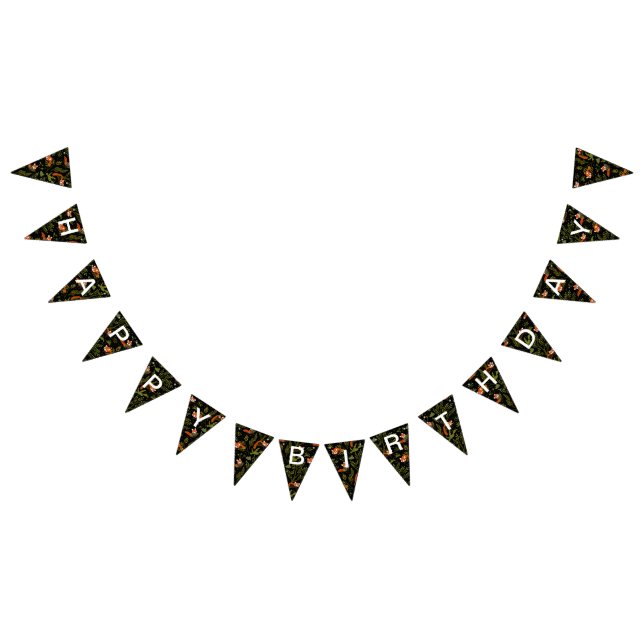 Bandeirinha Pandas Vermelhas na Floresta Negra (Todos)