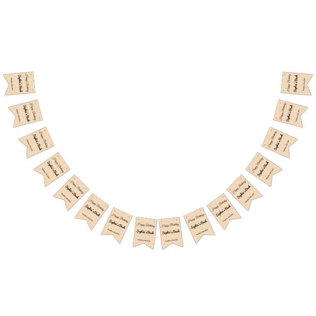 Bandeirinha Papel de Wallpaper Padrão Geométrico Laranja e Azu (Todos)