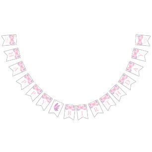 Bandeirinha Parabéns Banner Meninas de Aniversário