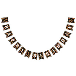 Bandeirinha Parabéns Black Pizza Party Bunting Banner