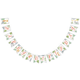 Bandeirinha Parabéns, cartaz de aniversário para o primeiro an