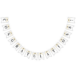 Bandeirinha Parabéns de Arco Amarelo Coquette | Formatura