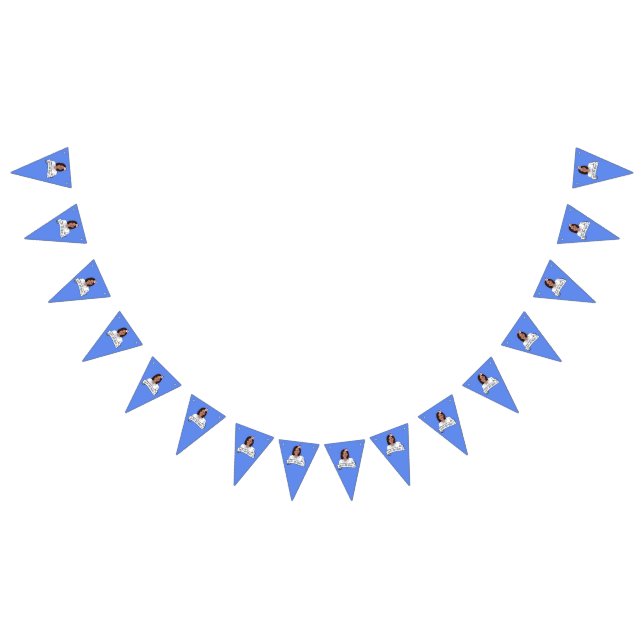 Bandeirinha Parabéns de Kamala Harris (Todos)