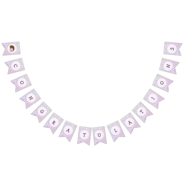 Bandeirinha Parabéns de porca (Todos)