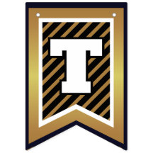 Parabéns Elegantes Dourados a Preto e Faux