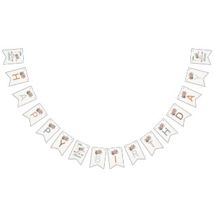 Bandeirinha Parafuso de Aniversário Personalizado