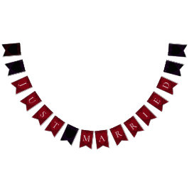 Bandeirinha Parafuso Gótico do Coração Vermelho e Negro