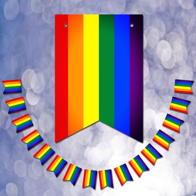 Bandeirinha Partido da Parada do Sinalizador e Orgulho Arco-ír (Criador carregado)