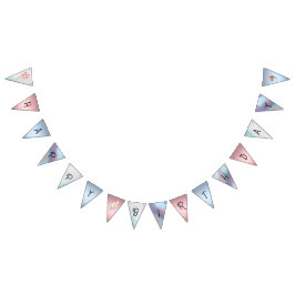 Bandeirinha Pastel Safari Animais Personalizados Festa de aniv