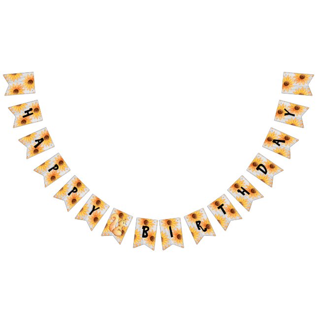 Bandeirinha Pau Russo Texturizado Queda Cozedura de Aniversári (Todos)