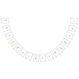 Bandeirinha Pear Perfeito - Banner de Bunting Bem-vindo