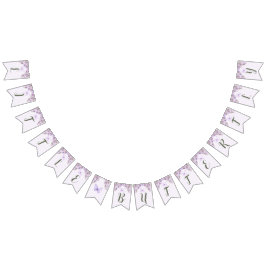 Bandeirinha Pequena Borboleta Chá de fraldas Floral Puro