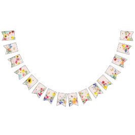 Bandeirinha Pequena mãe de flor silvestre para o Chá de fralda