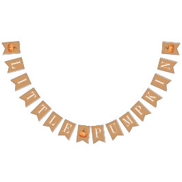 Bandeirinha Pequeno Chá de fraldas de Abóbora