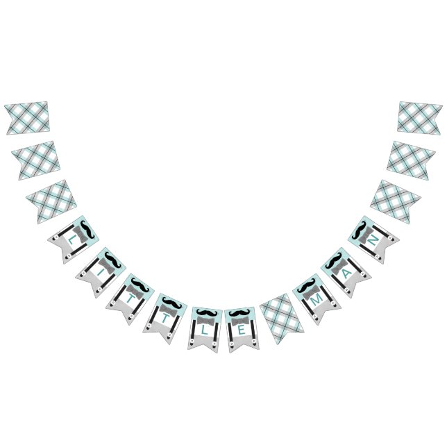 Bandeirinha Pequeno cinza verde de hortelã chá bebê (Todos)