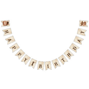 Bandeirinha Pequeno cowboy 1rua festa de aniversário de rodeio