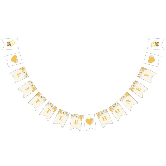 Bandeirinha Pequeno Mel Bumblebee Chá de fraldas de abelha (Todos)