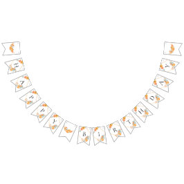 Bandeirinha Pequeno primeiro aniversario de Abóbora Caiu no ou