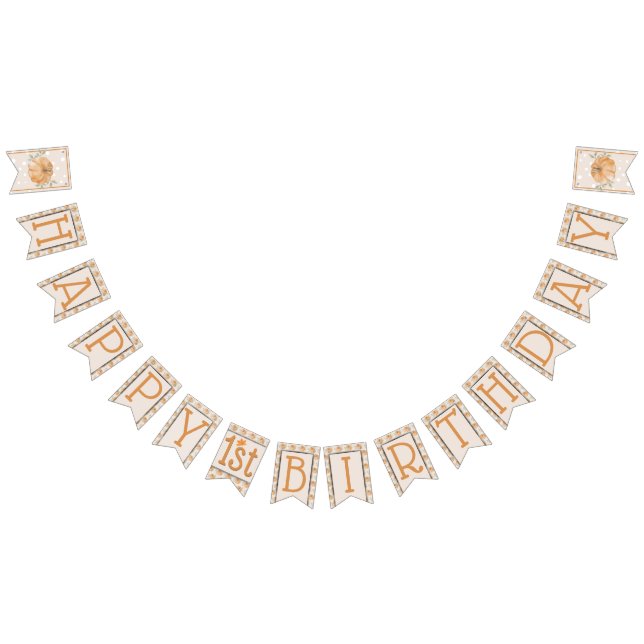 Bandeirinha Pequeno Pumpkin outono de Folha de outono Primeiro (Todos)