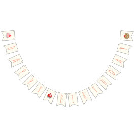 Bandeirinha Pequenos bolos Aniversário