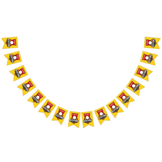 Bandeirinha Personalize Este Logotipo De Pong Da Cerveja (Todos)