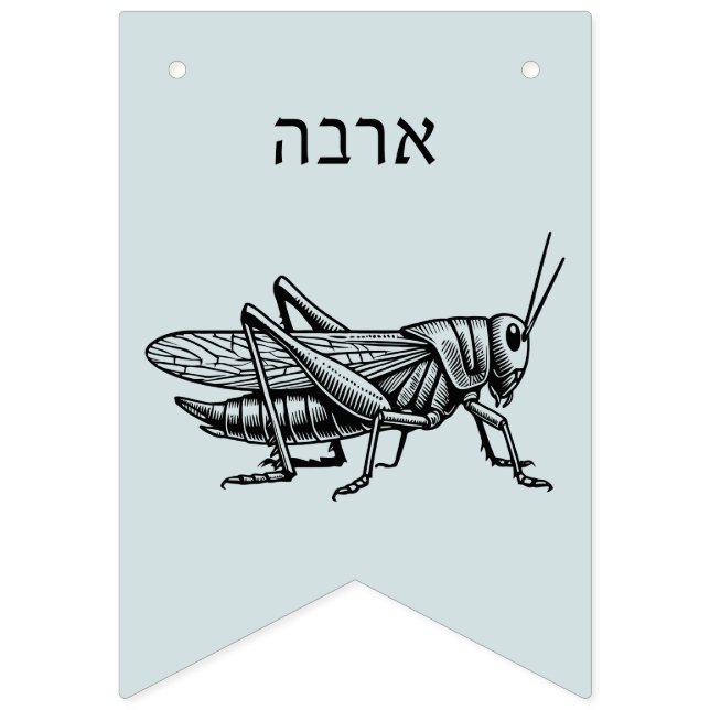 Bandeirinha Pesach Plags for Seder (Décima primeira bandeira)