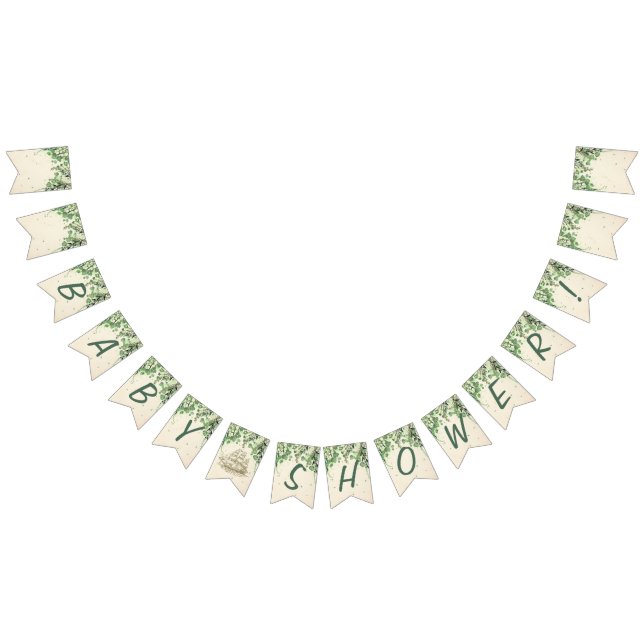 Bandeirinha Peter Pan Neverland Chá de fraldas Bunting Banner (Todos)