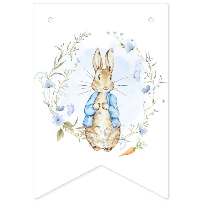 Bandeirinha Peter Rabbit É um Chá de fraldas (Segunda Bandeira)