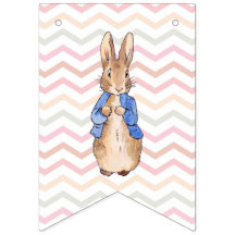 Peter the Rabbit Zig Zag & Spots Pattern