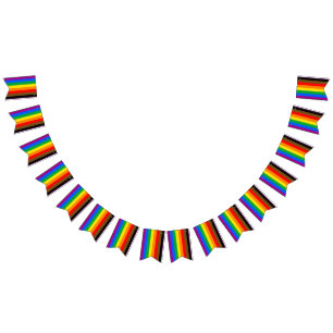 Bandeirinha Philly Rainbow Pride Flag