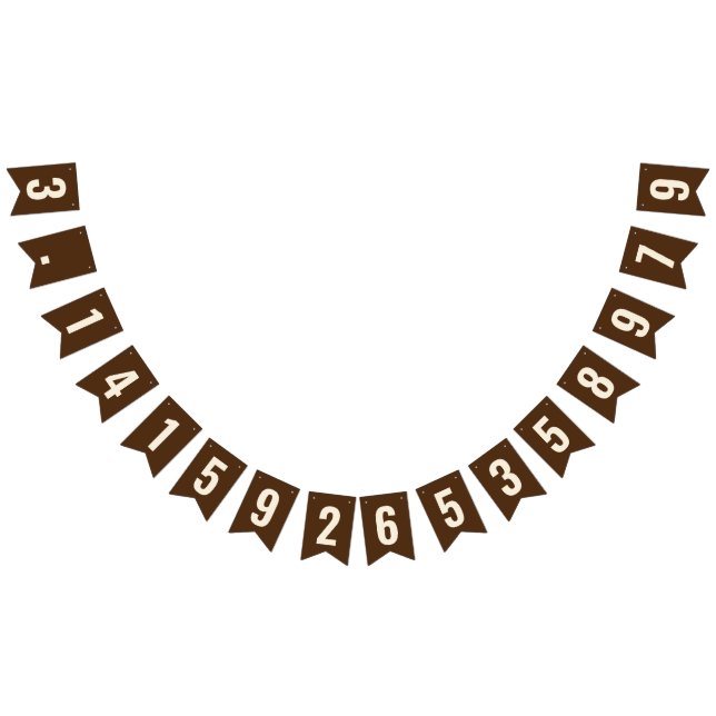 Bandeirinha Pi 3.14 Banner De Bunting (Todos)