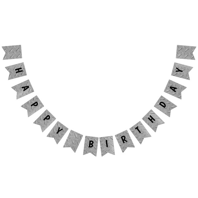 Bandeirinha Placa de diamante de alumínio para aniversário (Todos)