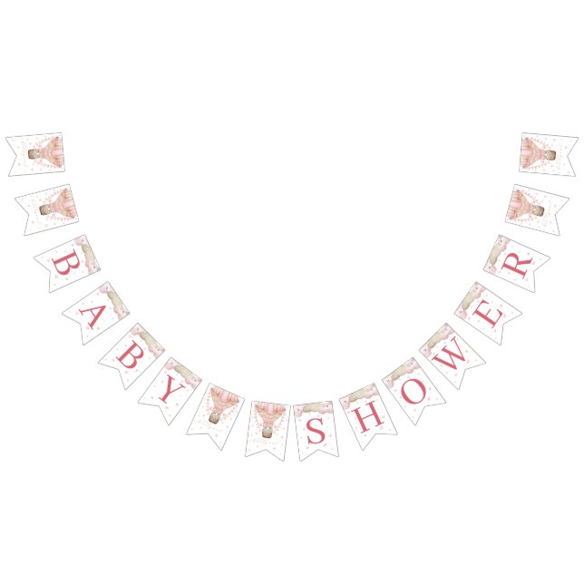 Bandeirinha Podemos Esperar Chá de fraldas De Garota Gêmea (Todos)