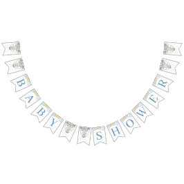 Bandeirinha Podemos Esperar O Chá de fraldas Gêmeo