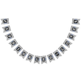 Bandeirinha Polvilhado com o bebê do fanfarrão do amor