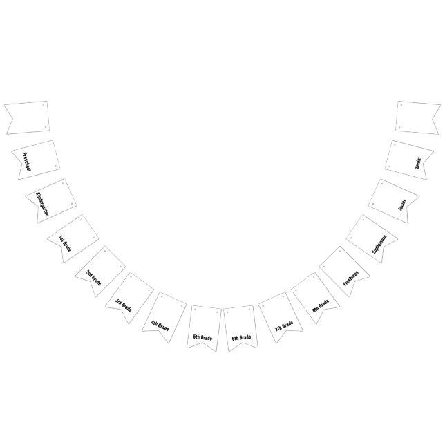 Bandeirinha Pré-escola para Mais velho (Todos)