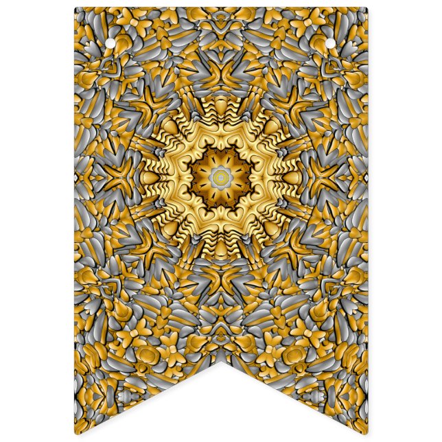 Bandeirinha Precioso de metal Dourado Silver Vintoscópio Calei (Primeira Bandeira)