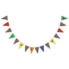 Bandeirinha Prime Colors Choo Choo Train Party