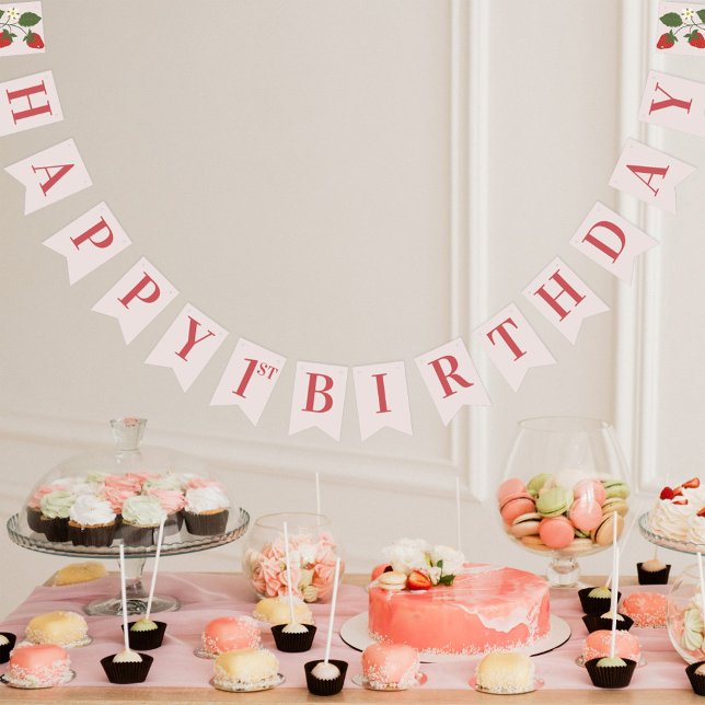 Bandeirinha Primeira Festa de aniversário de Berry da Rapariga (Criador carregado)