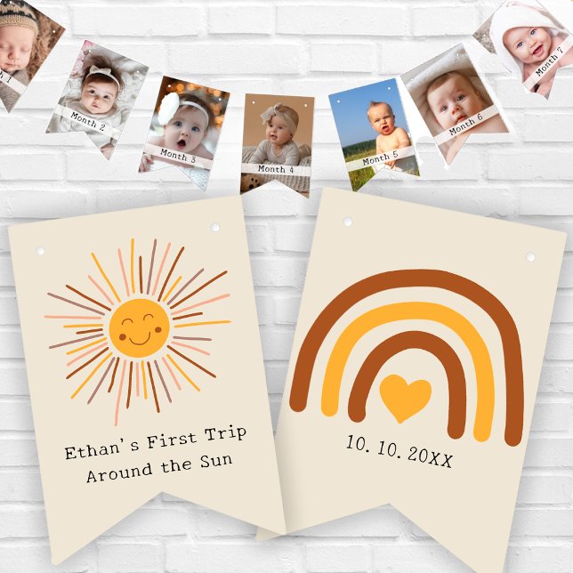 Bandeirinha Primeira Viagem Em Torno Do Boho Do primeiro anive (Criador carregado)